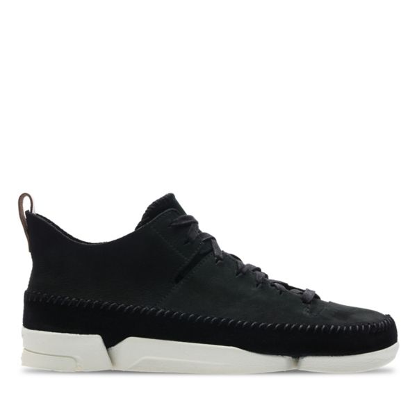 Clarks Mens Trigenic Flex Trainers Black | CA-581976